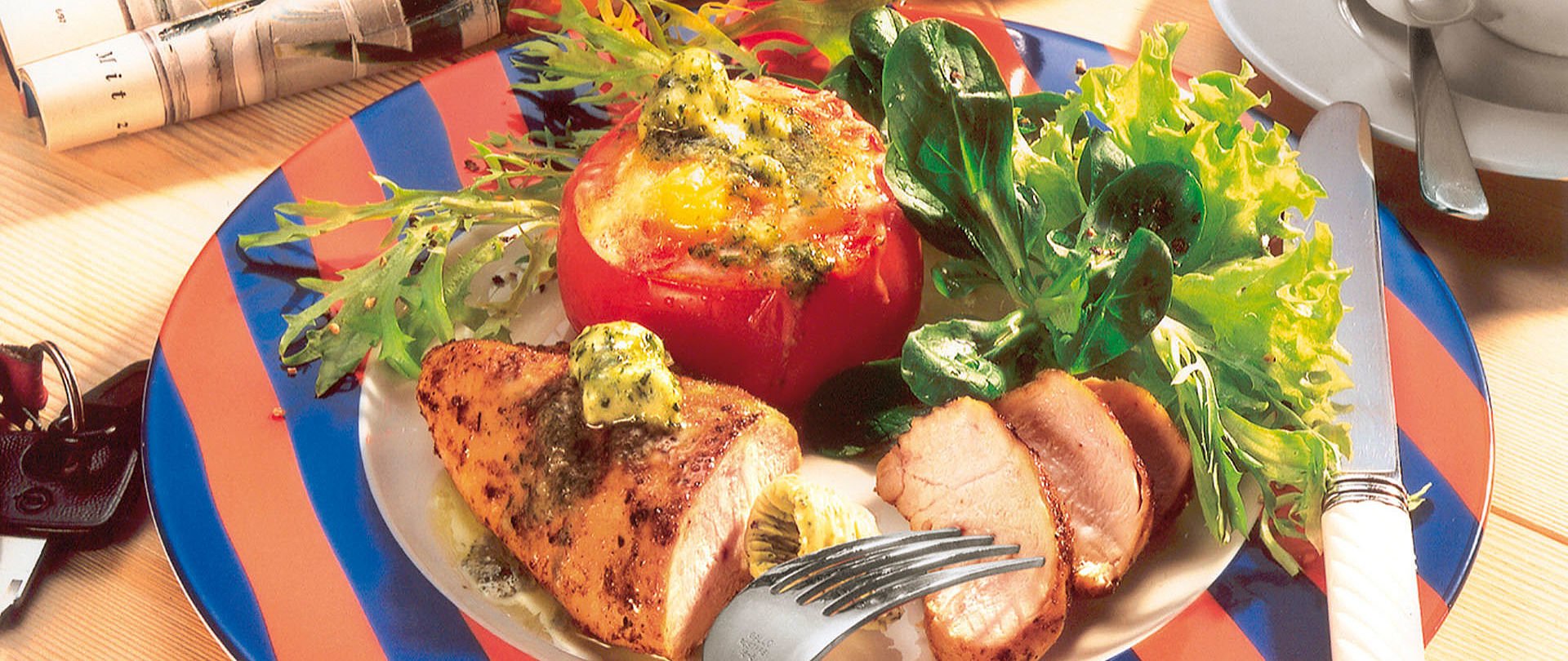 Rezept für Haehnchenbrustfilet Gourmet bei MEGGLE.